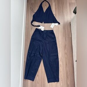Zara - linen vest and pant set